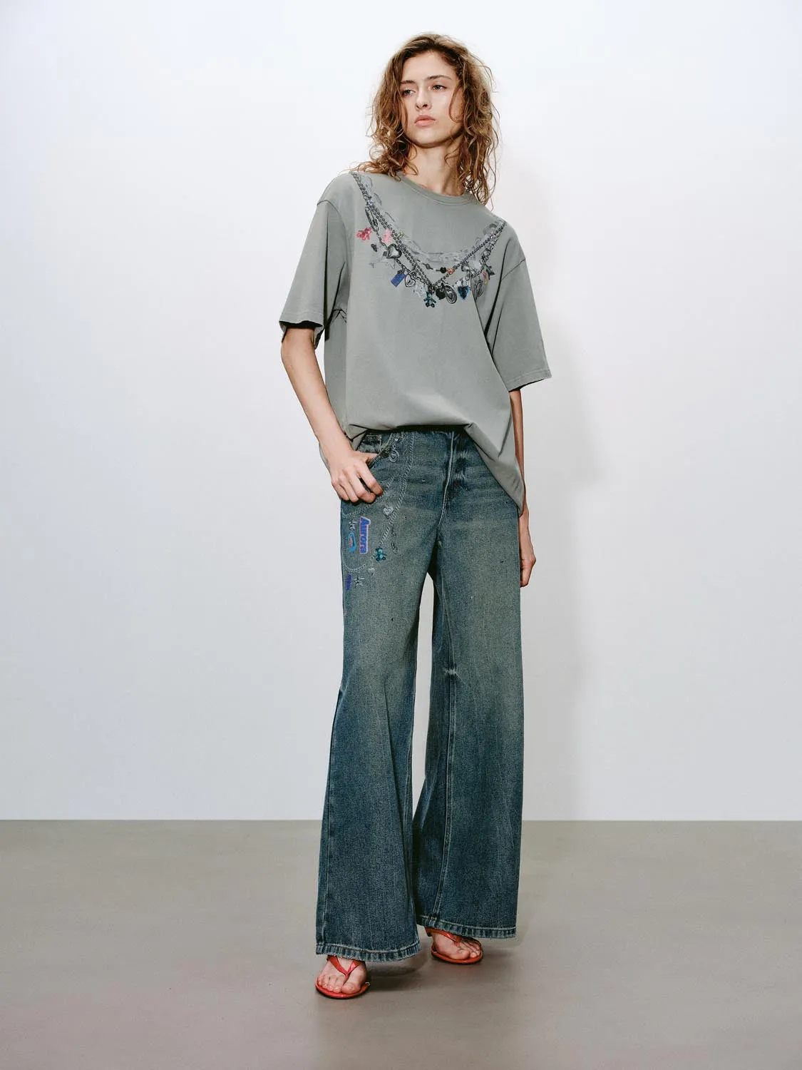 Printed Short Sleeve T-Shirts sold by Urban Revivo product image thumbnail 4