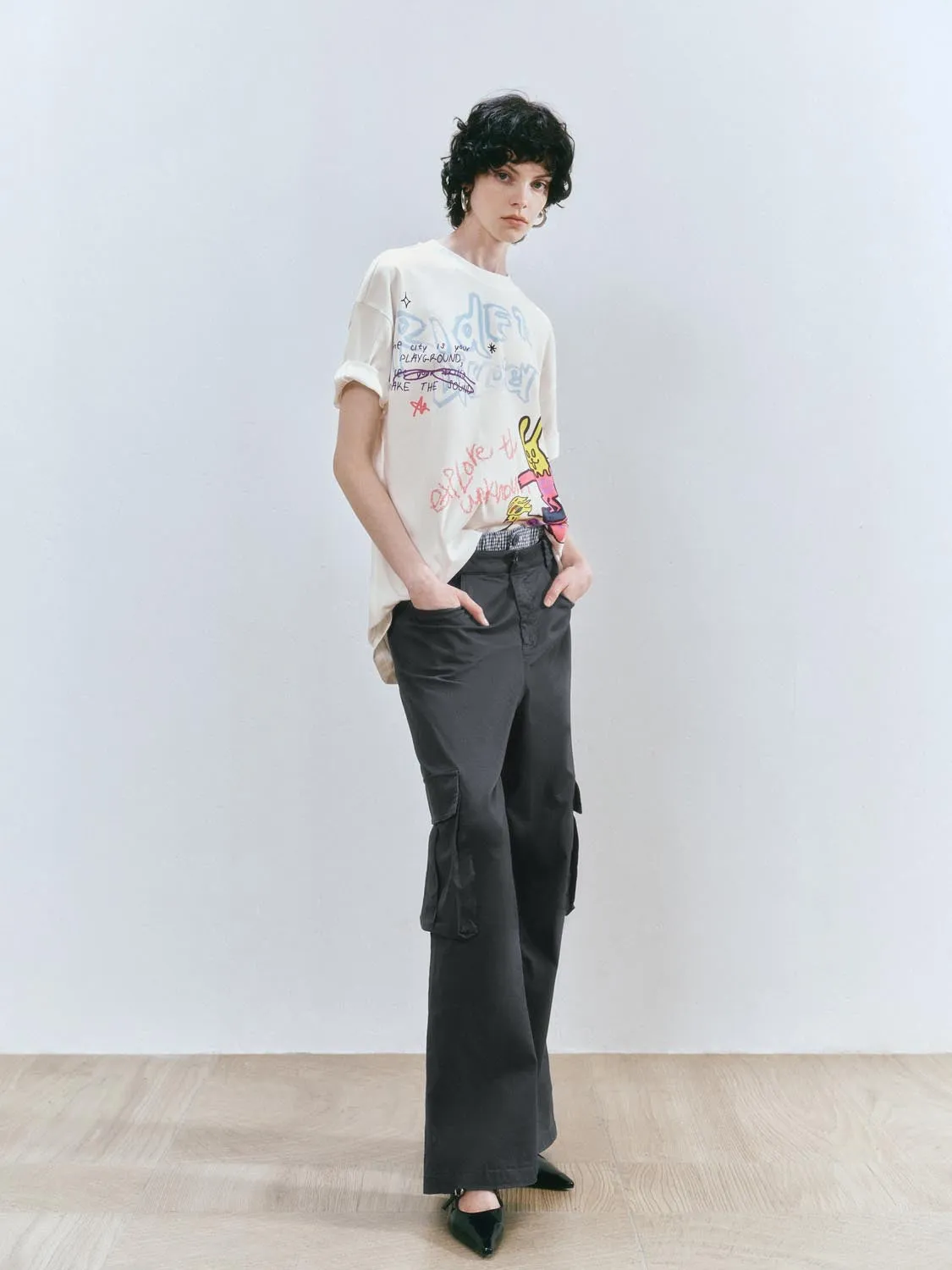 Printed Short Sleeve T-Shirts sold by Urban Revivo product image thumbnail 5