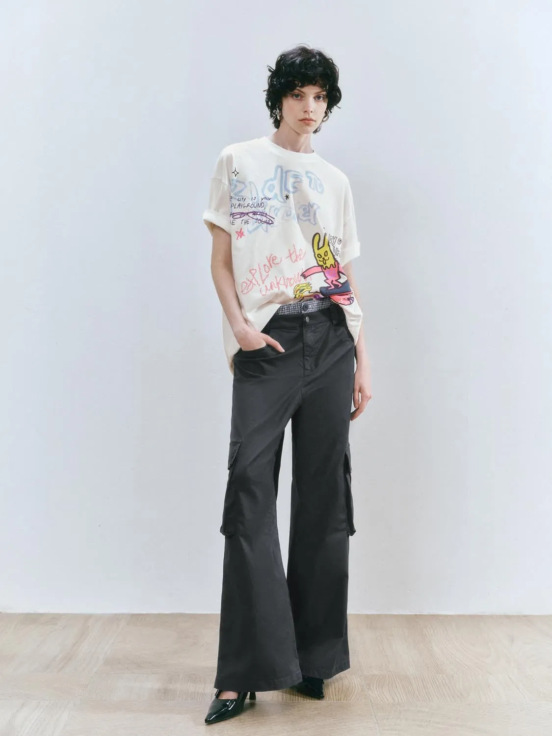 Printed Short Sleeve T-Shirts sold by Urban Revivo product image thumbnail 4