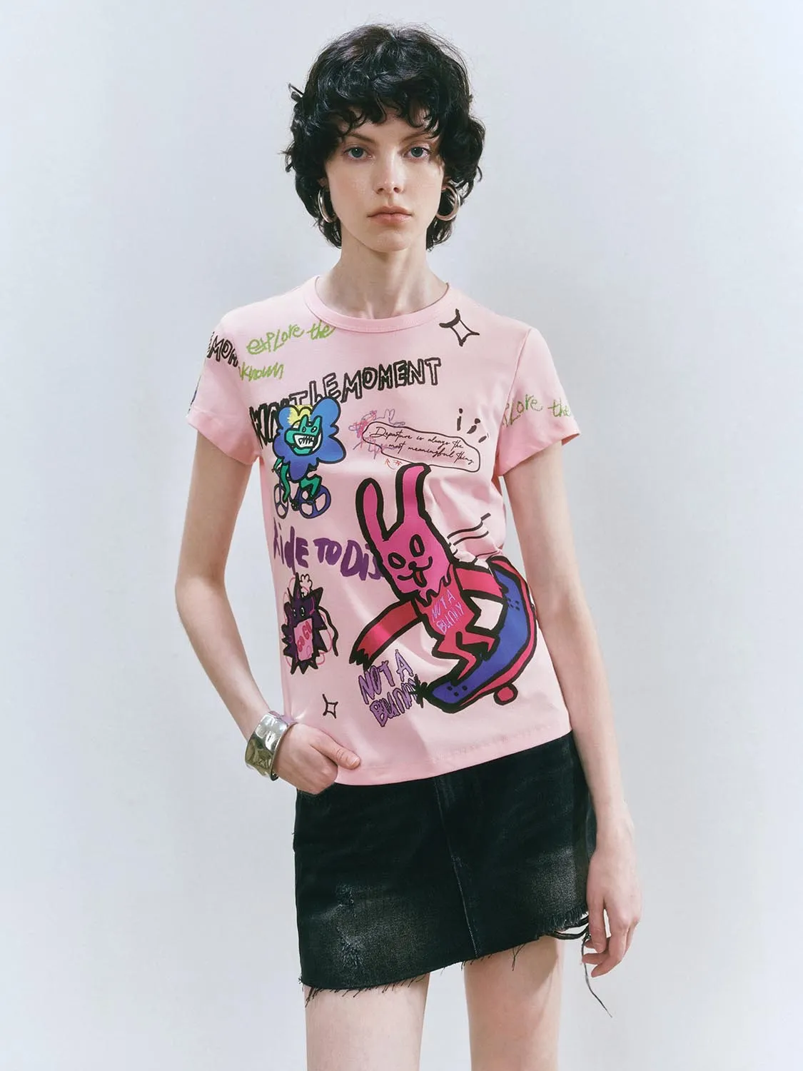 Printed Short Sleeve T-Shirts sold by Urban Revivo