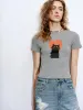 Cropped Short Sleeve T-Shirts sold by Urban Revivo