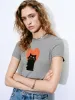 Cropped Short Sleeve T-Shirts sold by Urban Revivo