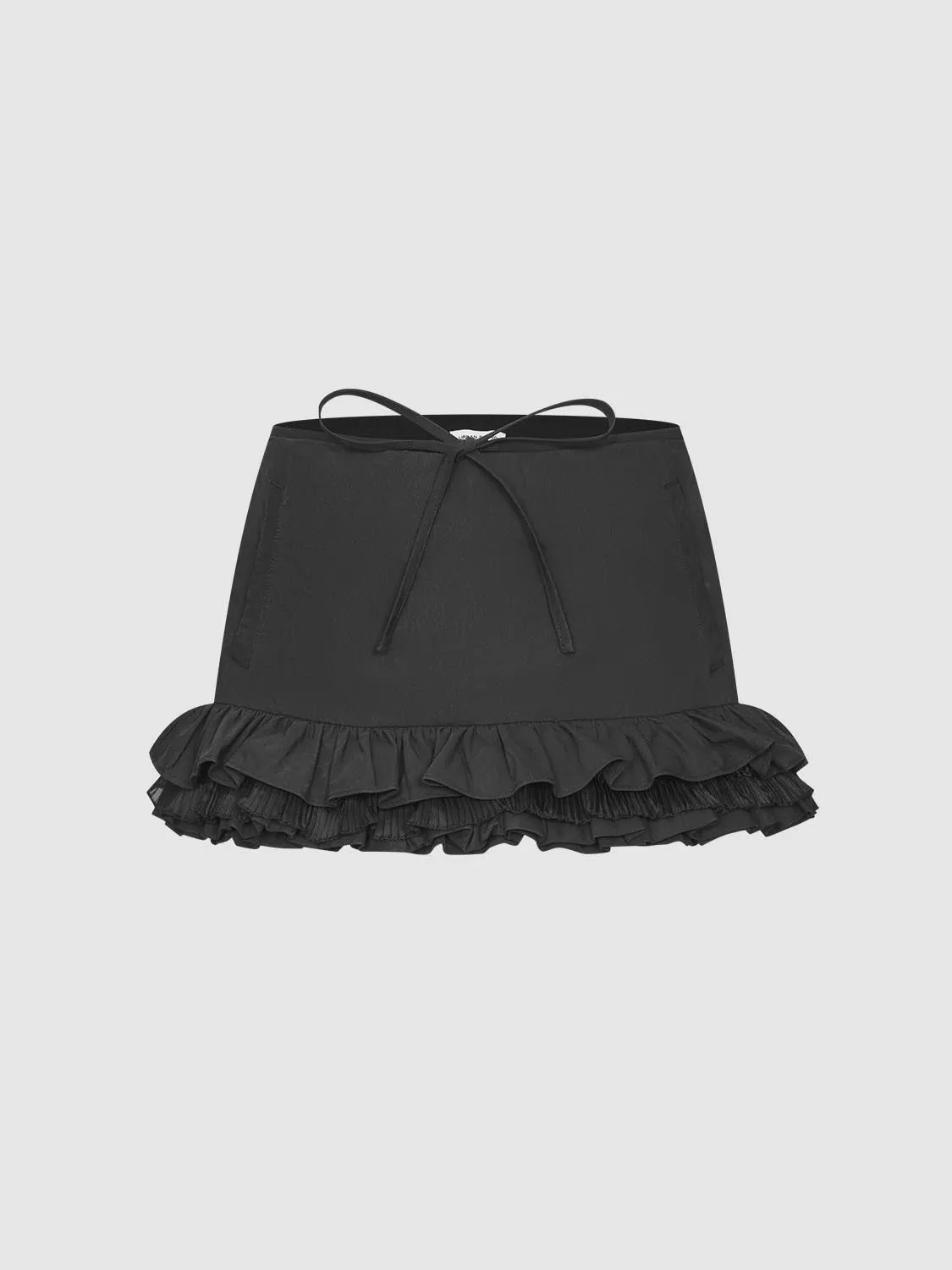 Ruffle Hem Mini A-Line Skirts sold by Urban Revivo