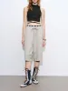 Wide-Leg Capri Pants sold by Urban Revivo