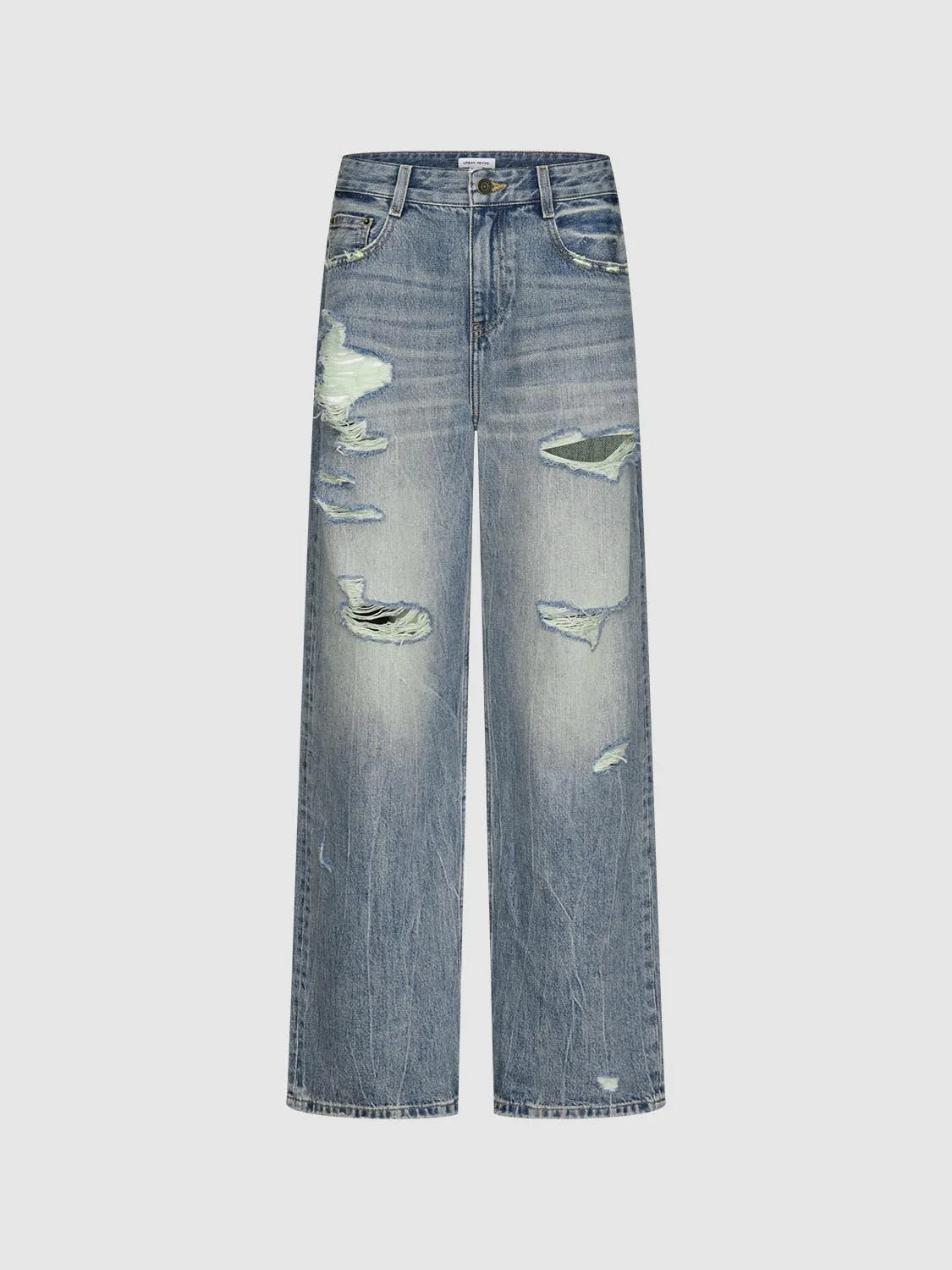 Ripped Denim Jeans sold by Urban Revivo