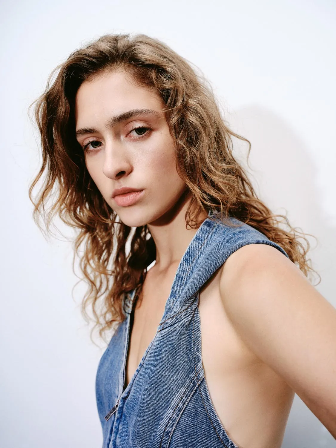 Hoodie Sleeveless Denim Dresses sold by Urban Revivo product image thumbnail 3