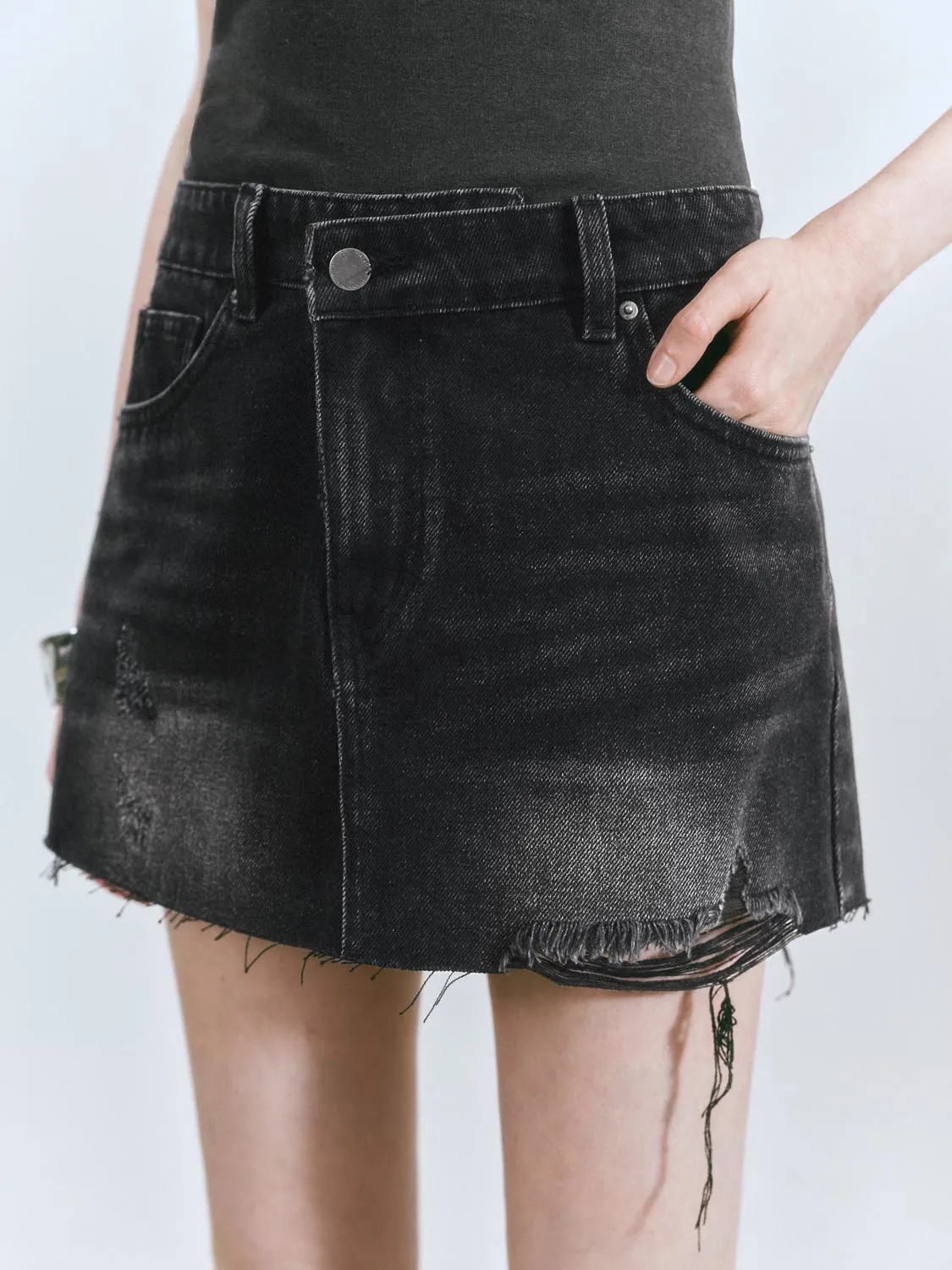 Camisole Denim Mini Dresses sold by Urban Revivo product image thumbnail 3