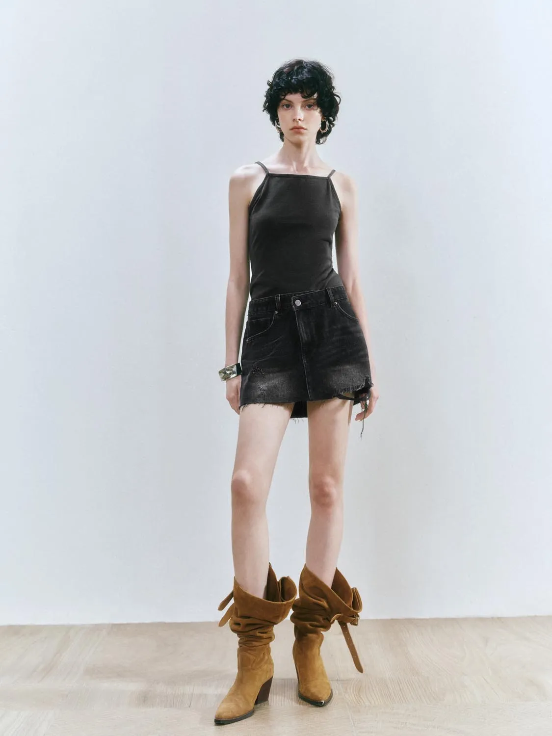 Camisole Denim Mini Dresses sold by Urban Revivo product image thumbnail 5