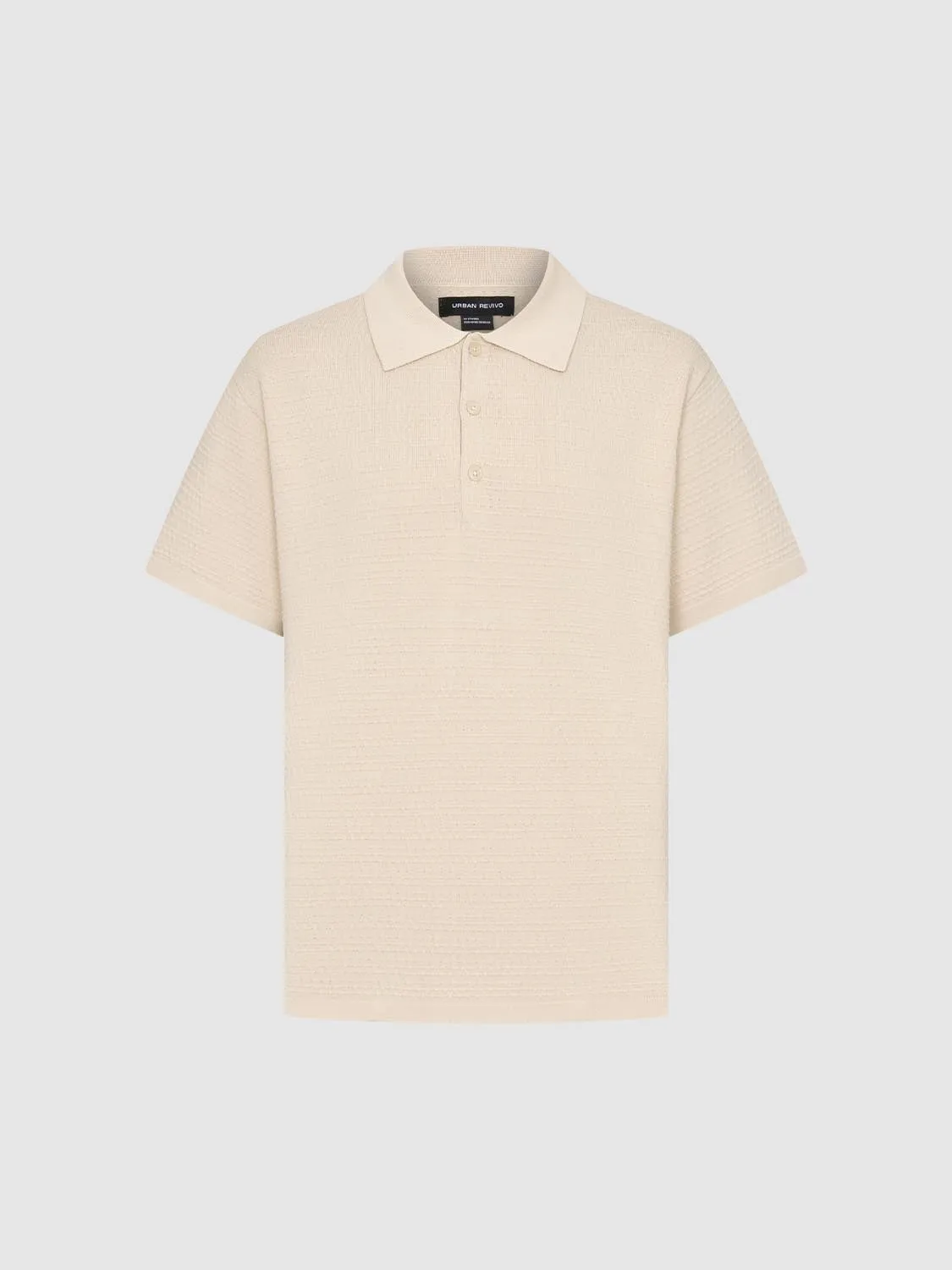 Knitted Short Sleeve T-Shirts sold by Urban Revivo product image thumbnail 3