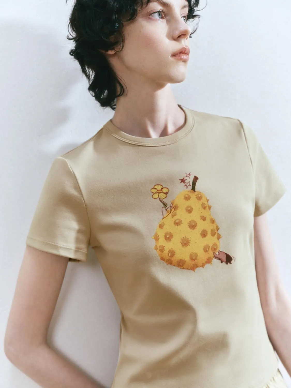 Printed Short Sleeve T-Shirts sold by Urban Revivo product image thumbnail 3