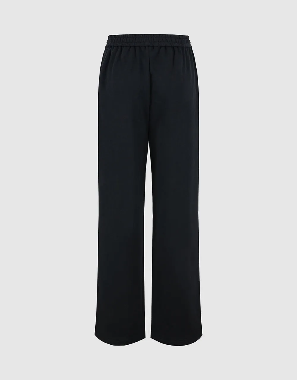 Elastic Waist Knitted Straight Pants sold by Urban Revivo product image thumbnail 3
