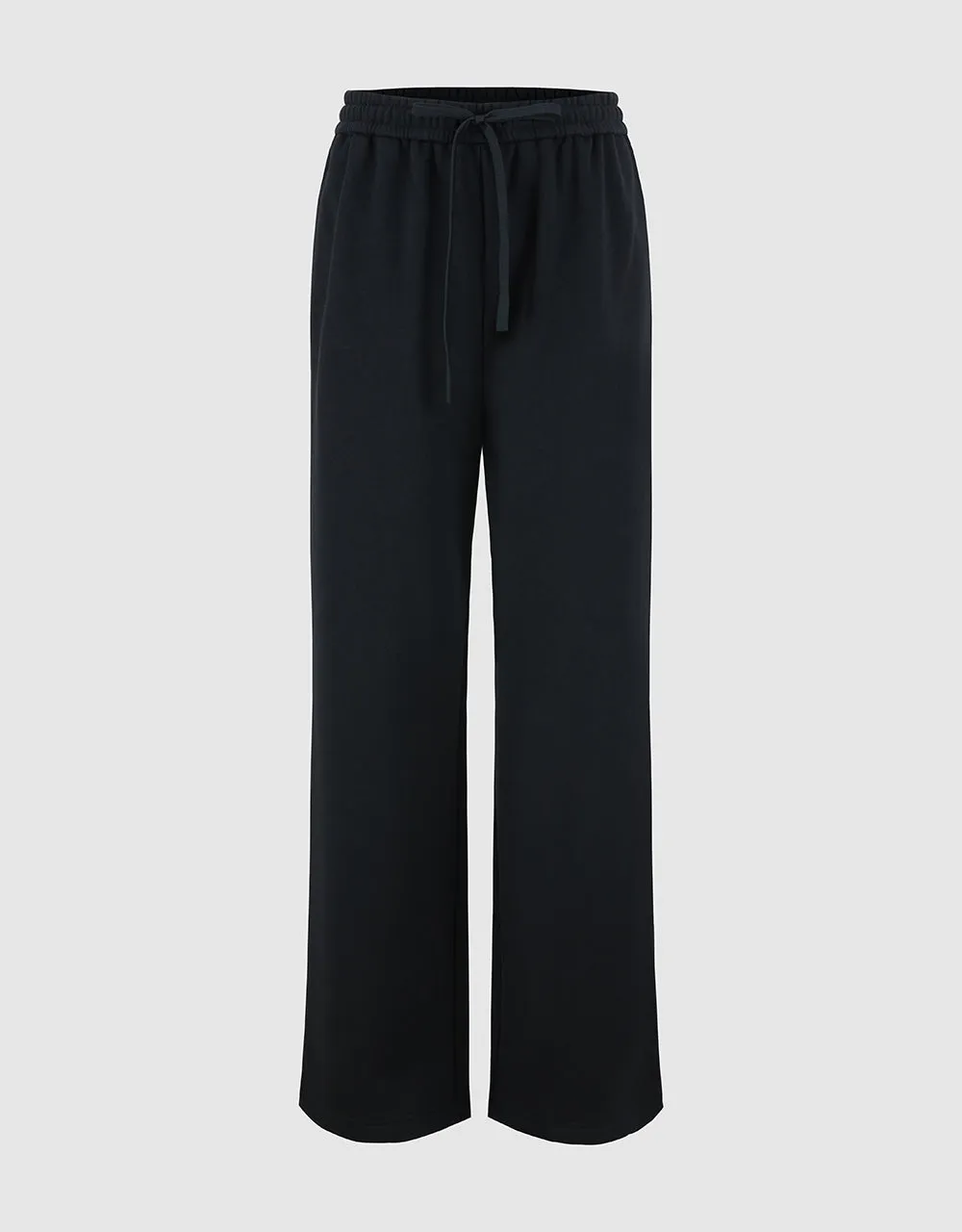Elastic Waist Knitted Straight Pants sold by Urban Revivo