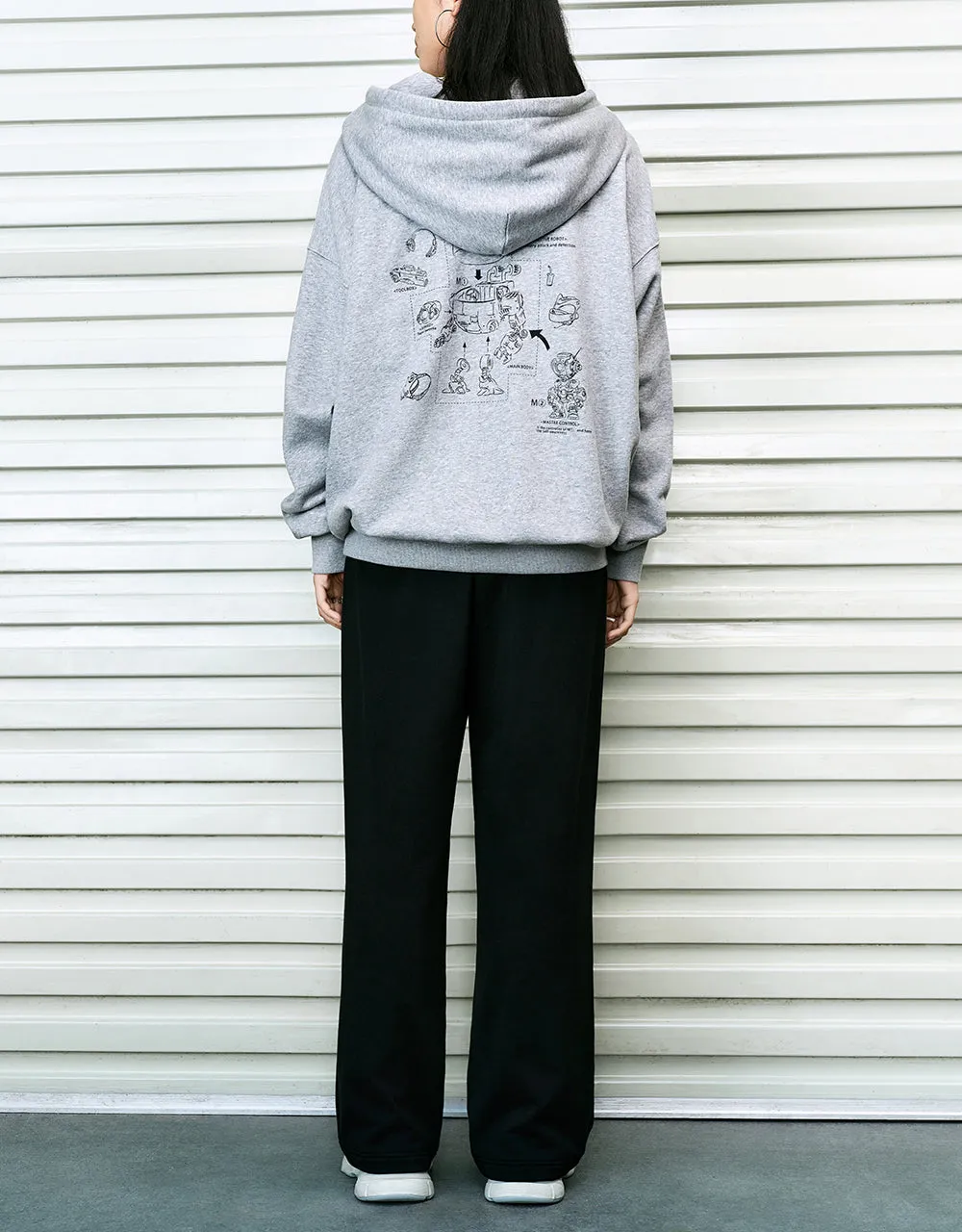 Elastic Waist Knitted Straight Pants sold by Urban Revivo product image thumbnail 5