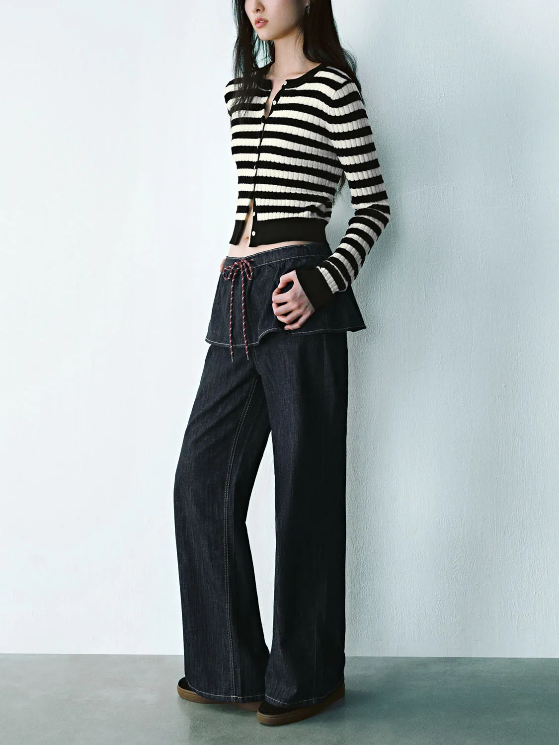 Striped Knitted Cardigans sold by Urban Revivo product image thumbnail 4