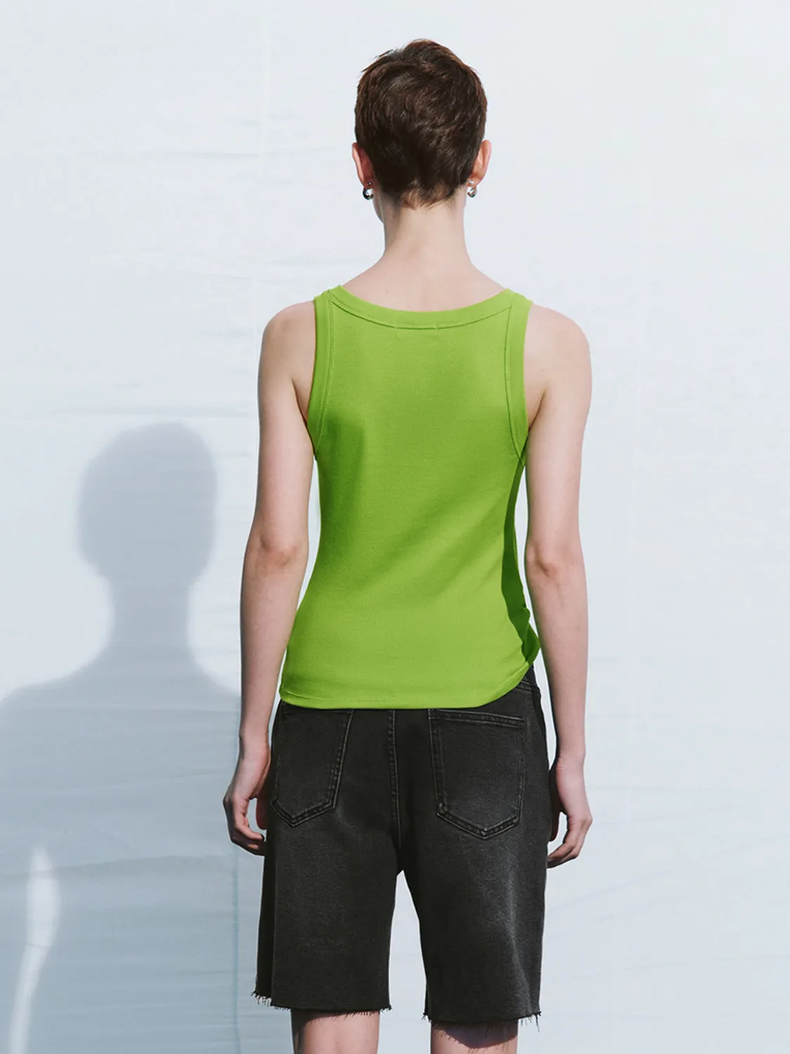 Sleeveless V-Neck Regular T-Shirts sold by Urban Revivo product image thumbnail 2