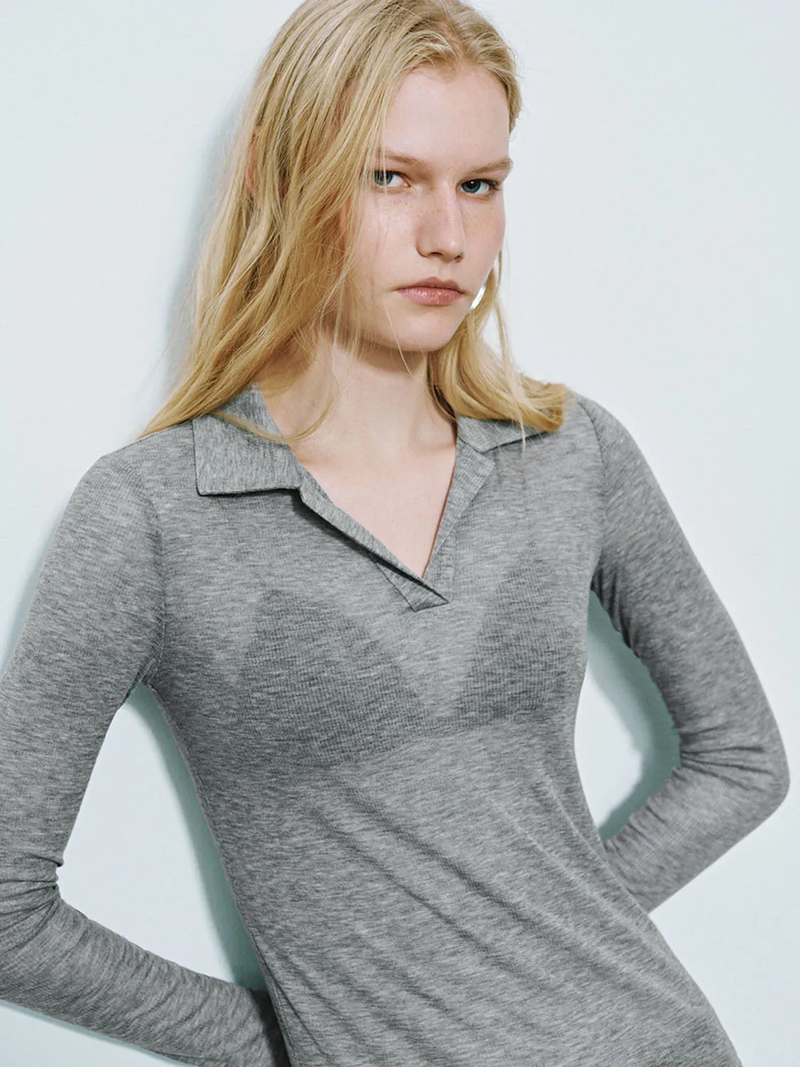 Skinny Long Sleeve T-Shirts sold by Urban Revivo product image thumbnail 5