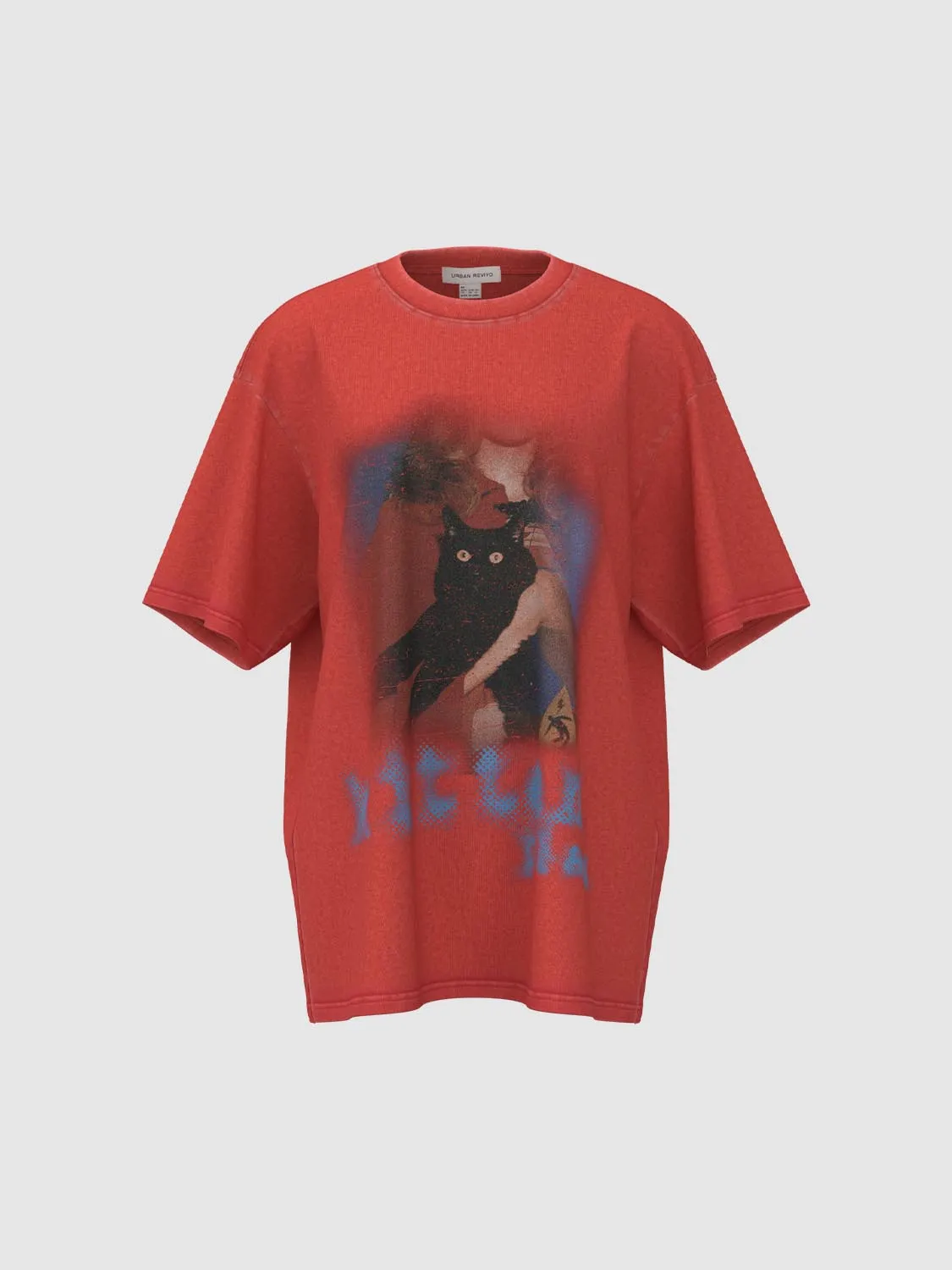 Printed Short Sleeve T-Shirts sold by Urban Revivo product image thumbnail 3