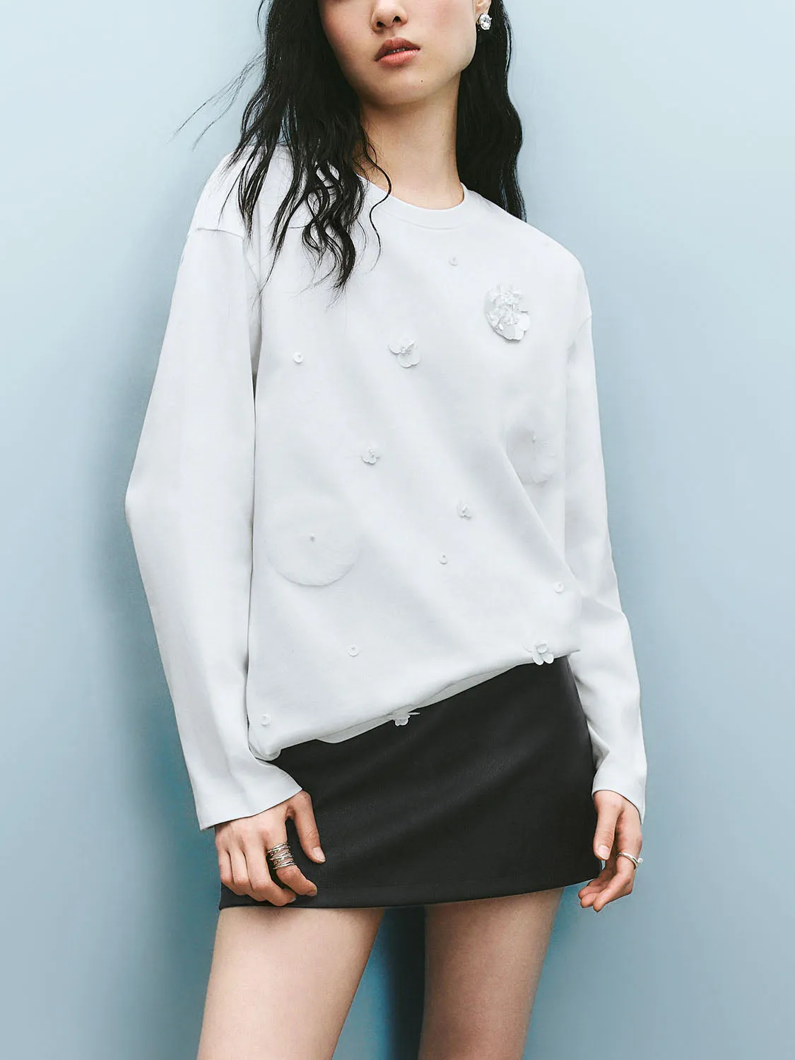 Loose Long Sleeve T-Shirts sold by Urban Revivo