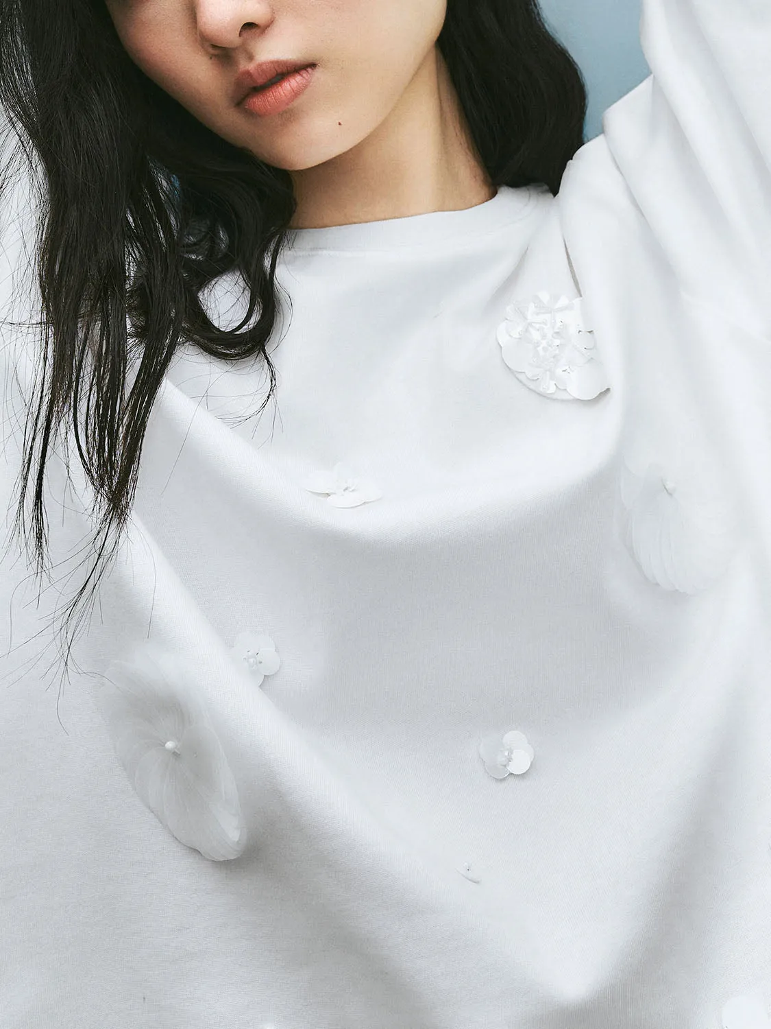 Loose Long Sleeve T-Shirts sold by Urban Revivo product image thumbnail 5