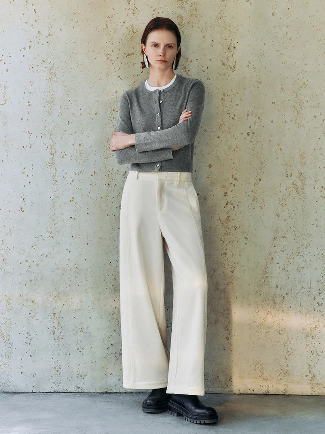 High Rise Wide-Leg Pants sold by Urban Revivo product image thumbnail 5