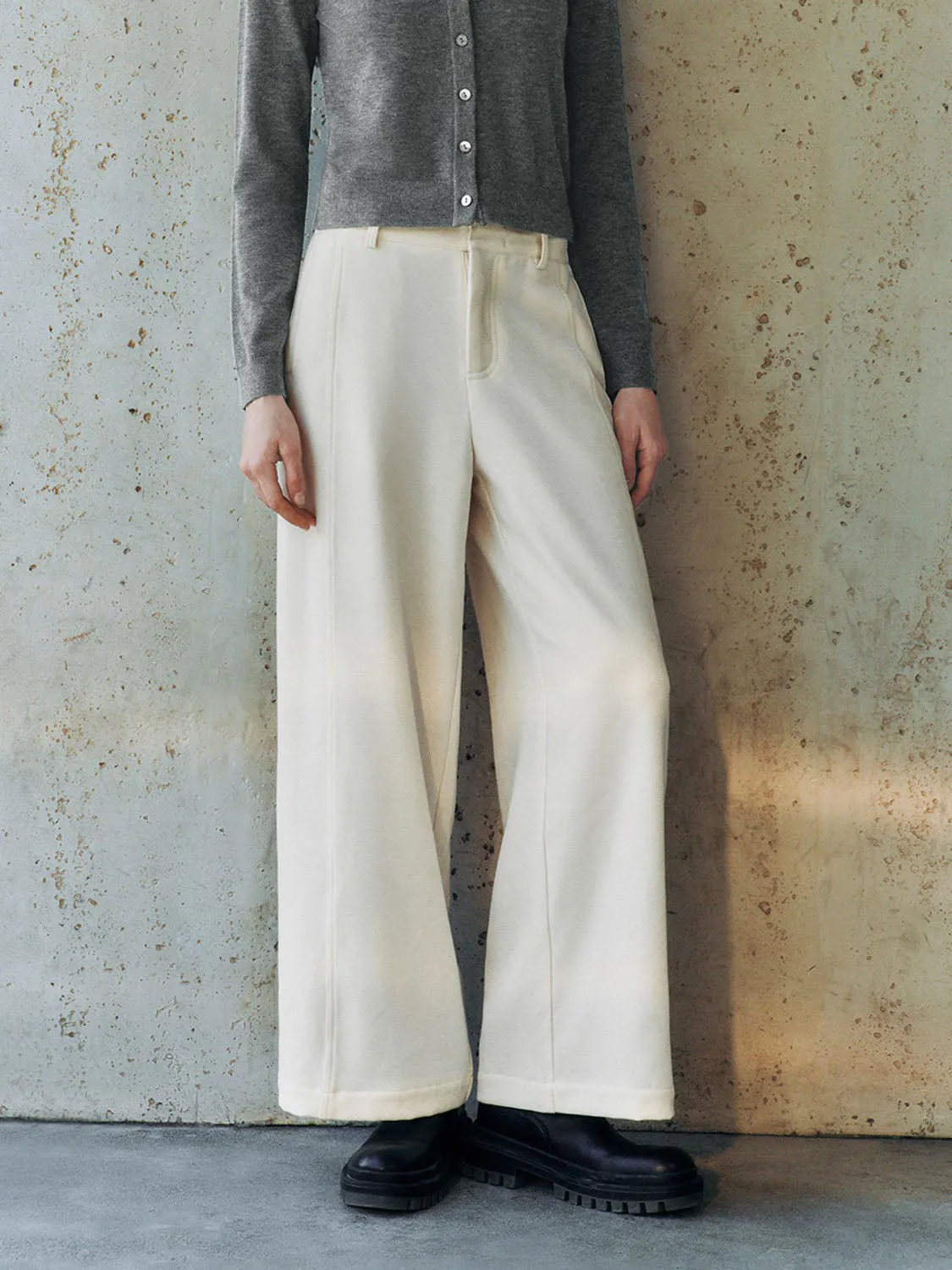 High Rise Wide-Leg Pants sold by Urban Revivo product image thumbnail 2