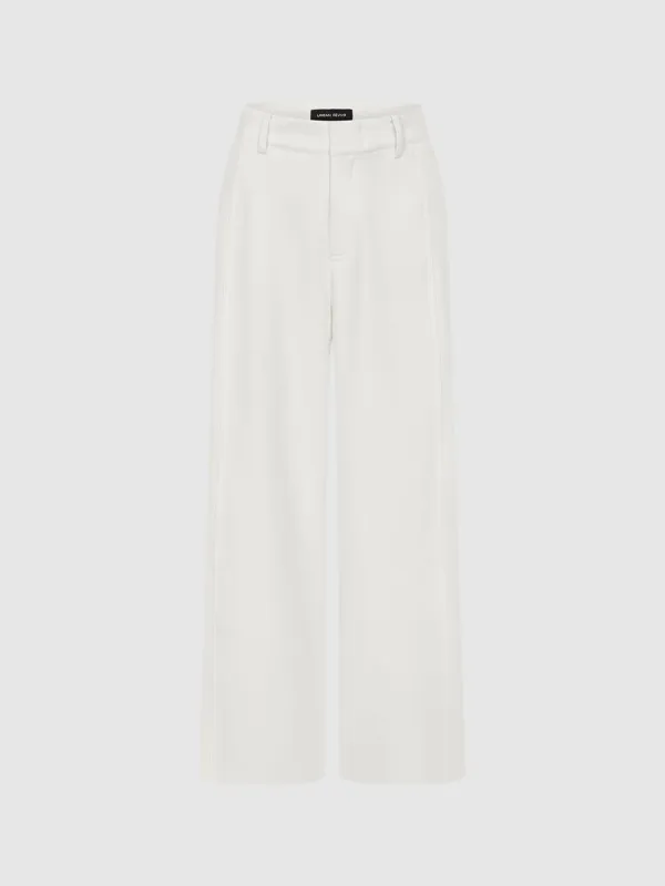 High Rise Wide-Leg Pants sold by Urban Revivo