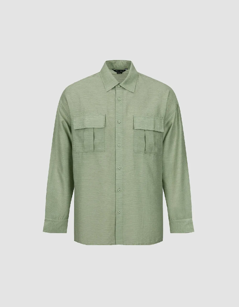 Button Up A-Line Shirt sold by Urban Revivo product image thumbnail 4