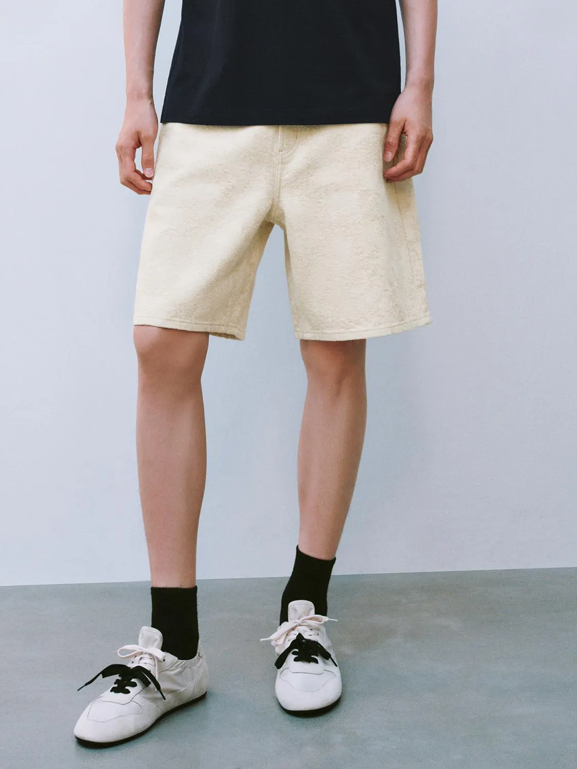 Denim Shorts sold by Urban Revivo product image thumbnail 3