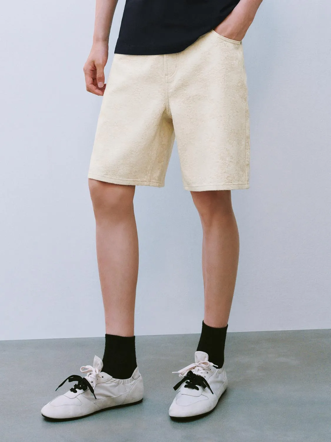 Denim Shorts sold by Urban Revivo product image thumbnail 2