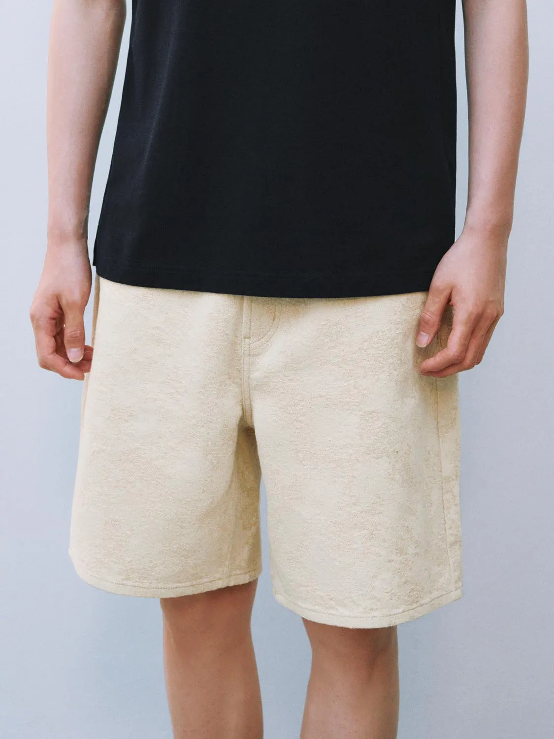 Denim Shorts sold by Urban Revivo product image thumbnail 4