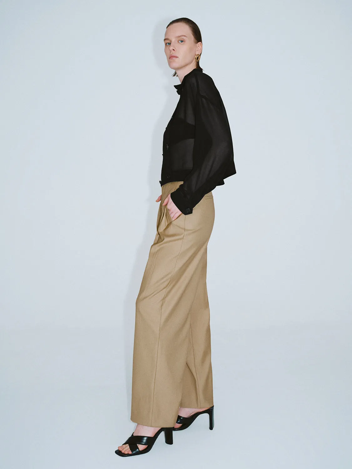 Extra Long Wide-Leg Pants sold by Urban Revivo product image thumbnail 5