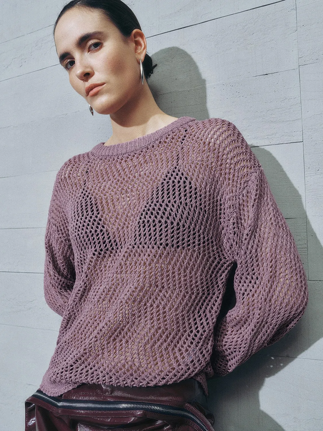 Sheer Knitted T-Shirts sold by Urban Revivo product image thumbnail 5
