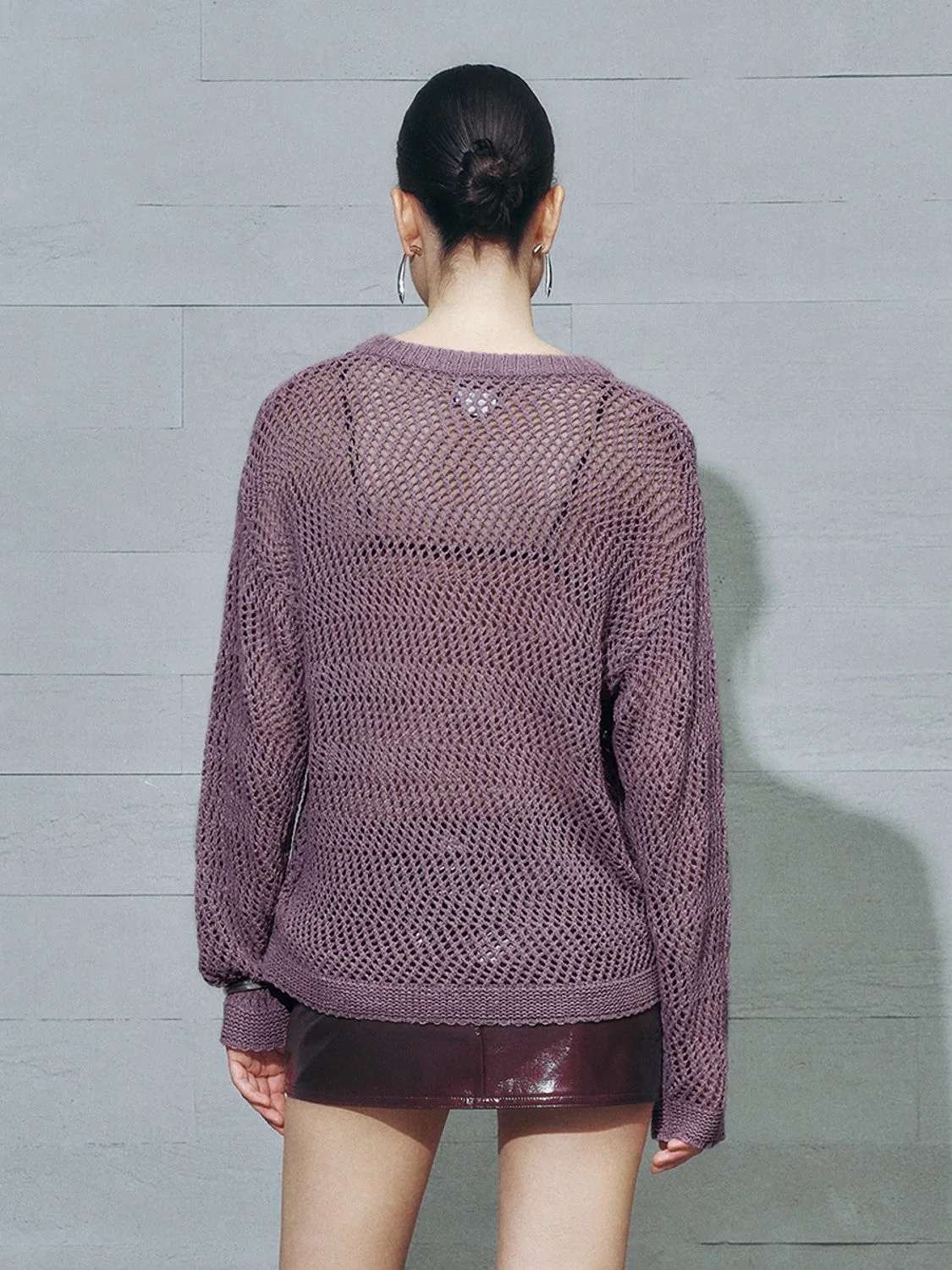 Sheer Knitted T-Shirts sold by Urban Revivo product image thumbnail 2