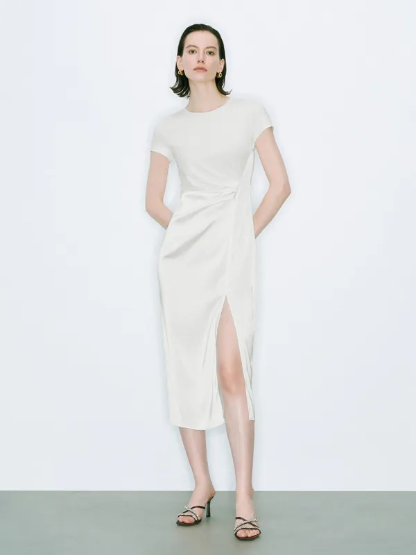 Split Hem Skinny-Fit Maxi Dresses sold by Urban Revivo