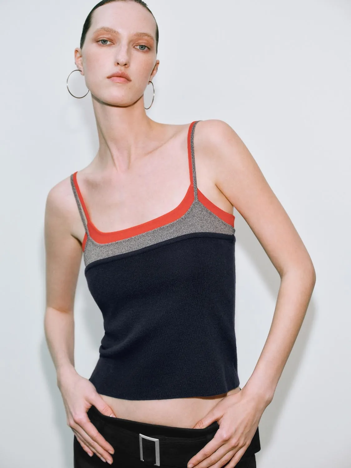 Knitted Cami Tops sold by Urban Revivo product image thumbnail 2