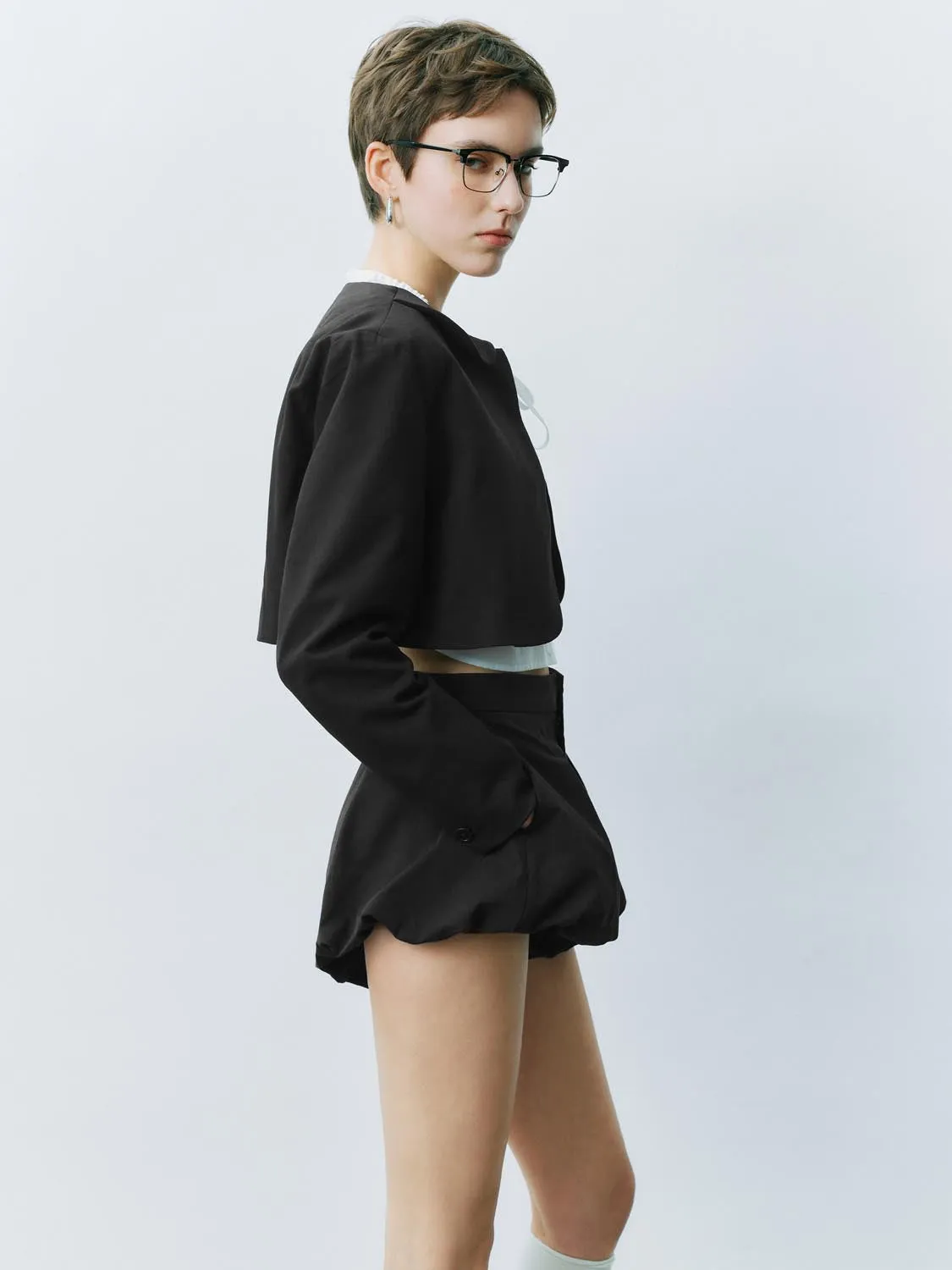 Loose Cropped Jackets sold by Urban Revivo product image thumbnail 2