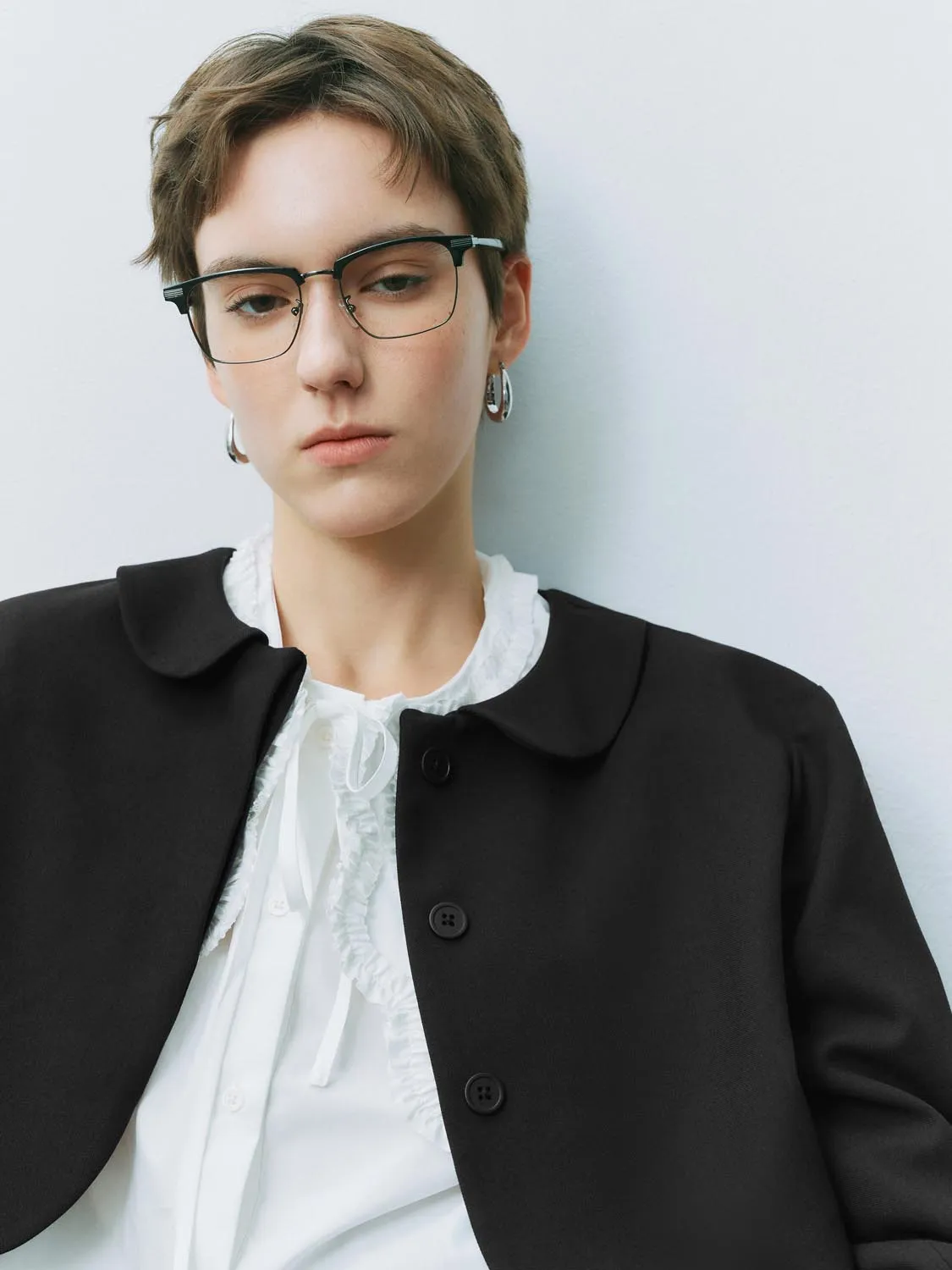 Loose Cropped Jackets sold by Urban Revivo product image thumbnail 3