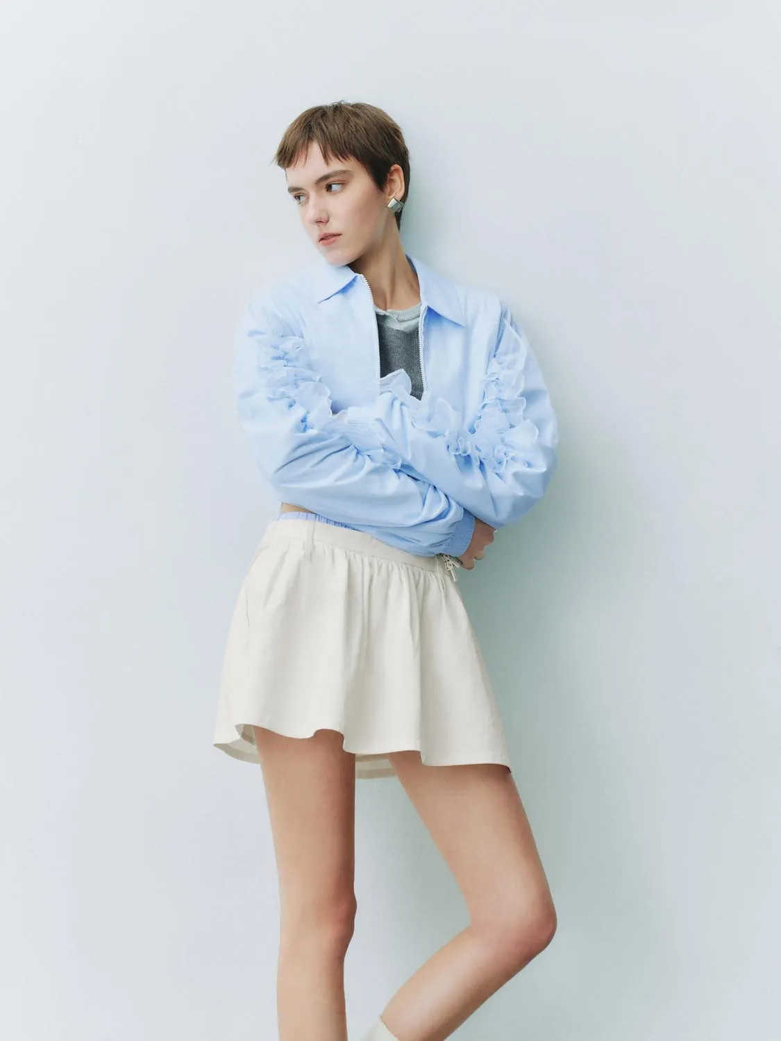 Loose Cropped Jackets sold by Urban Revivo product image thumbnail 2