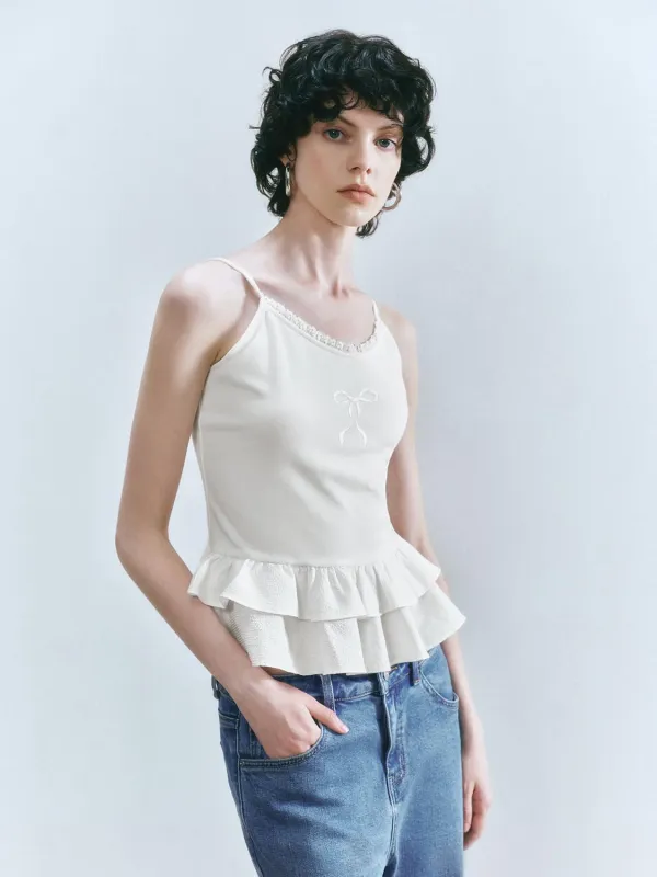 Ruffle Cami Tops sold by Urban Revivo
