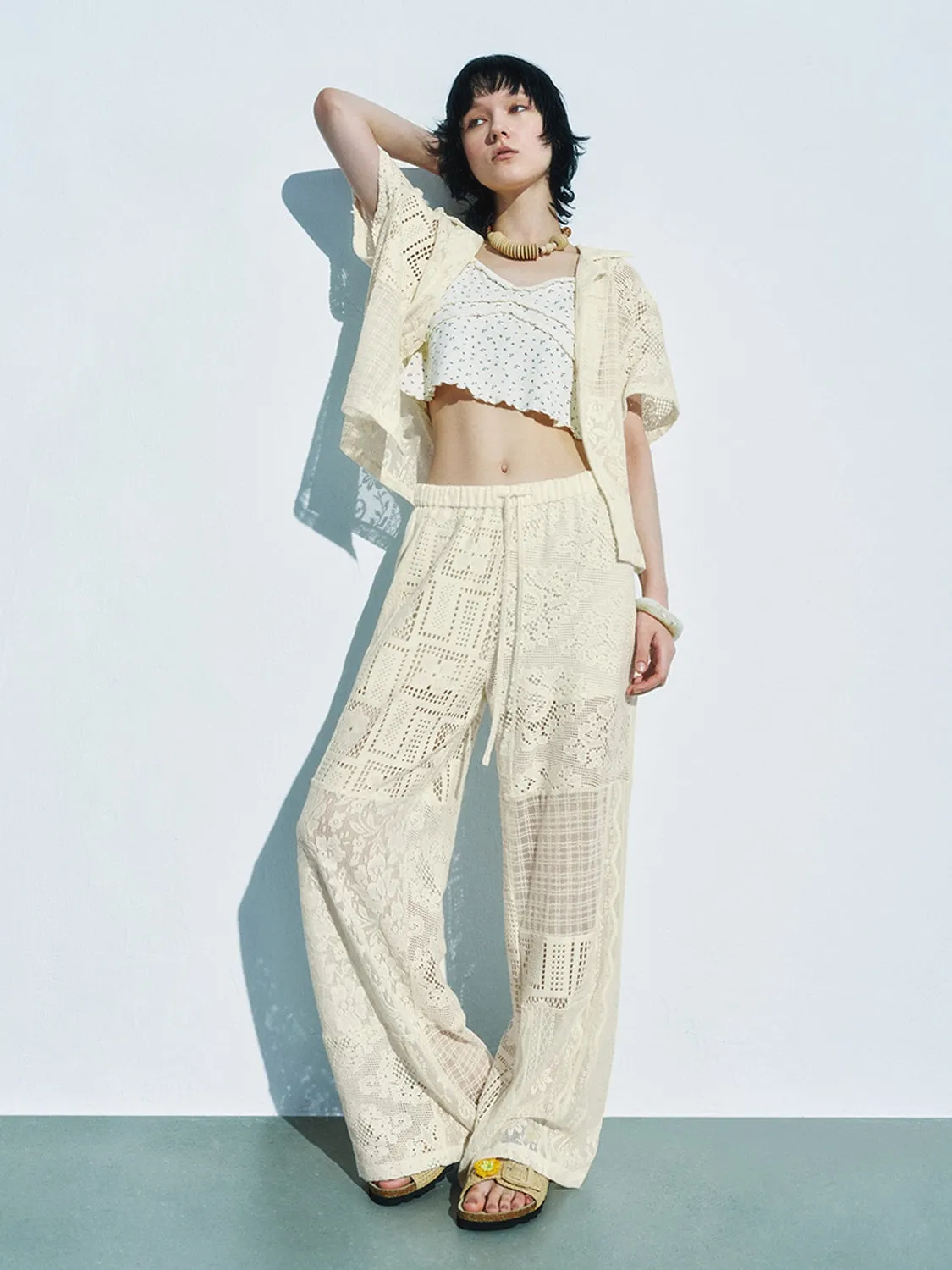 Wide-Leg Pants sold by Urban Revivo product image thumbnail 5