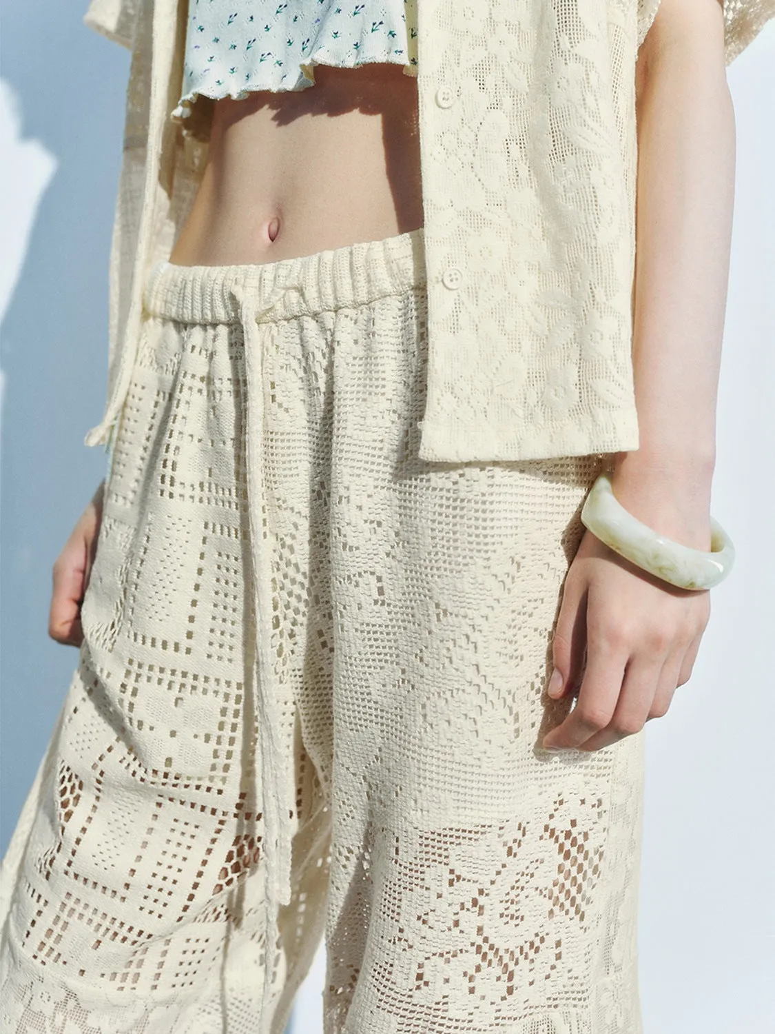 Wide-Leg Pants sold by Urban Revivo product image thumbnail 4