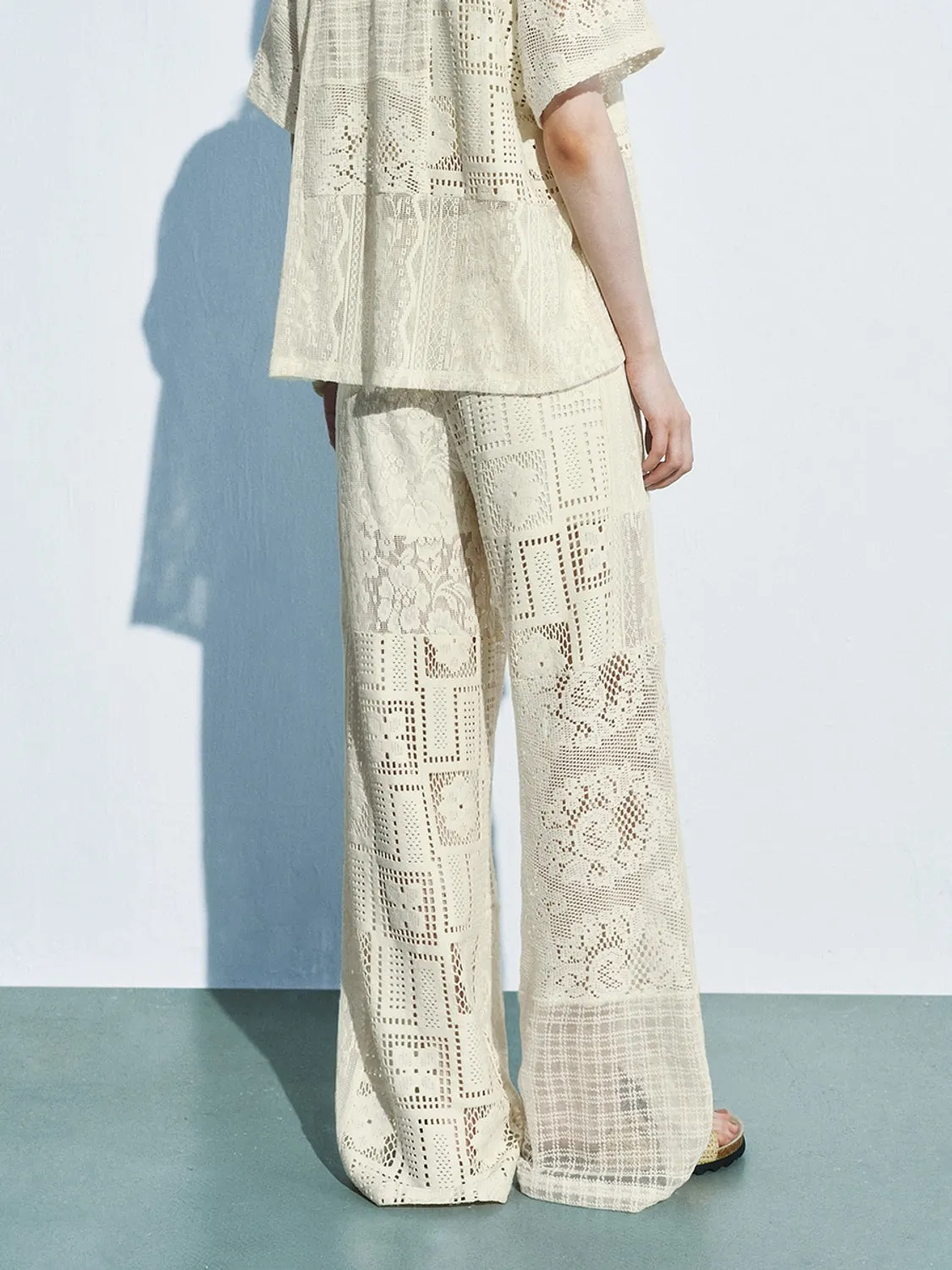 Wide-Leg Pants sold by Urban Revivo product image thumbnail 3