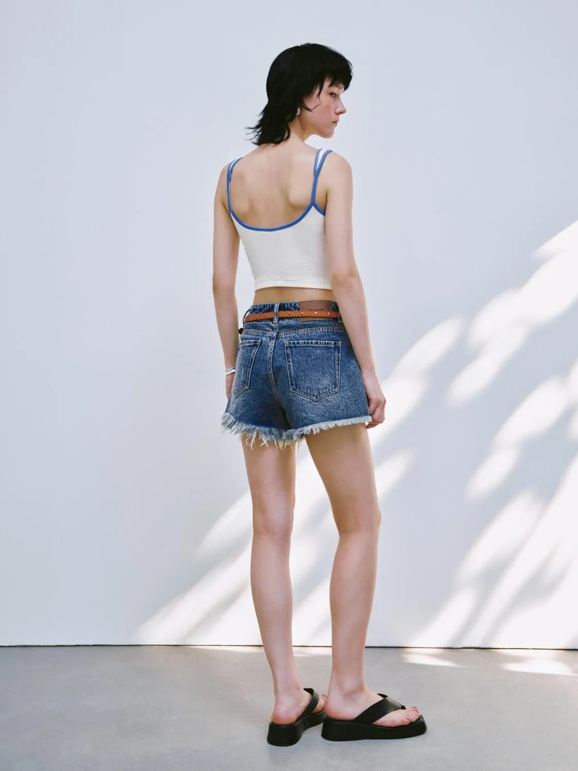 Denim Shorts sold by Urban Revivo product image thumbnail 4