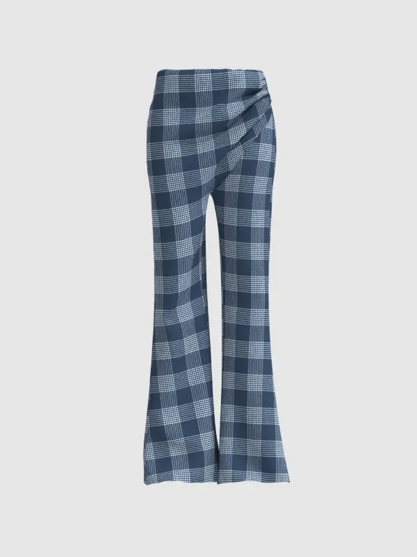 Plaid Skinny Fit Pants made by Urban Revivo