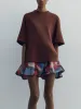Ruffle Paneled A-Line Mini Dresses sold by Urban Revivo