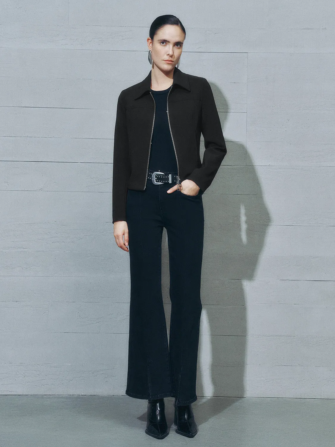 Zip Up Front Jackets sold by Urban Revivo product image thumbnail 4