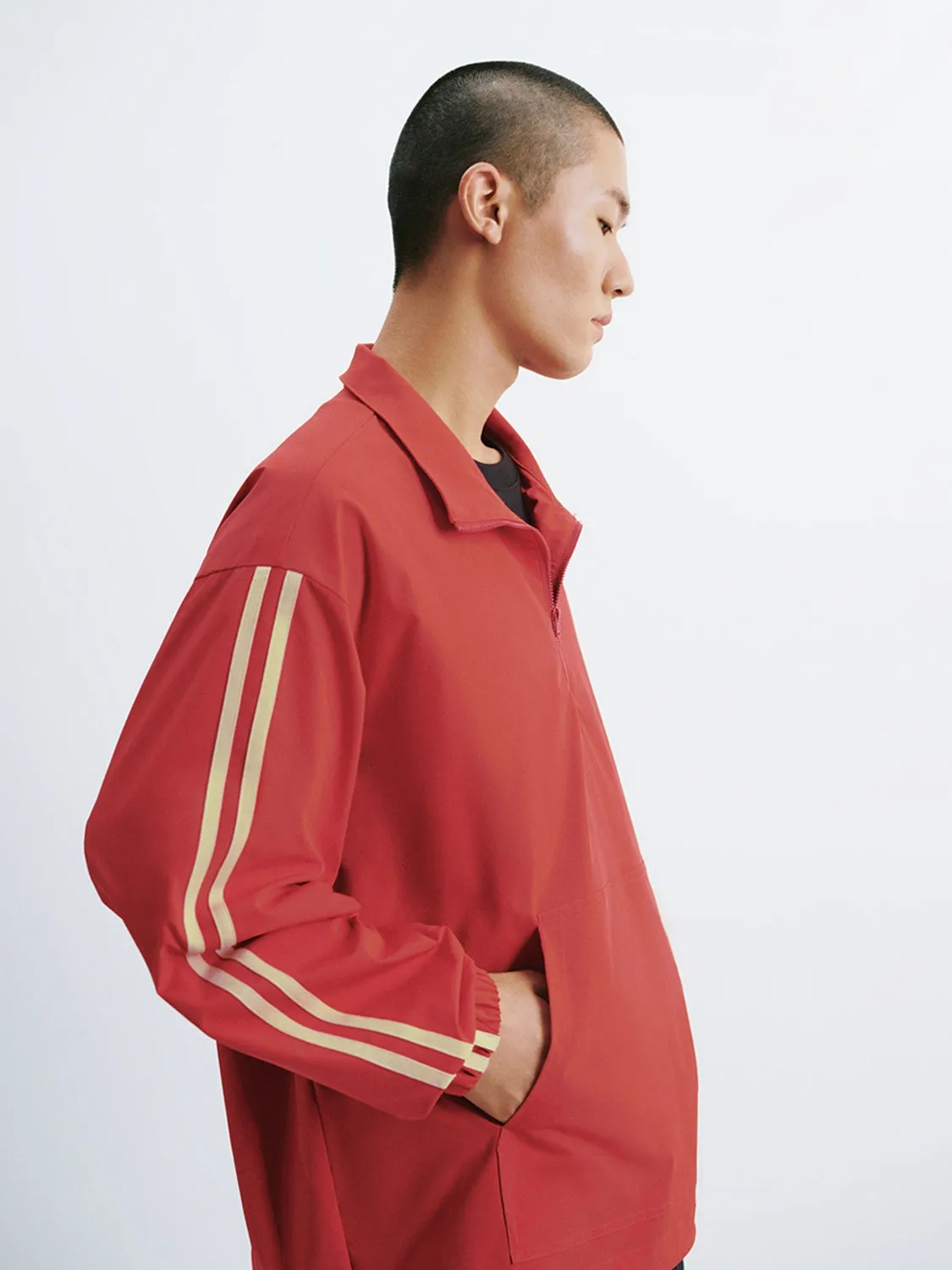 Zip Half Placket Overhead Shirt sold by Urban Revivo product image thumbnail 5