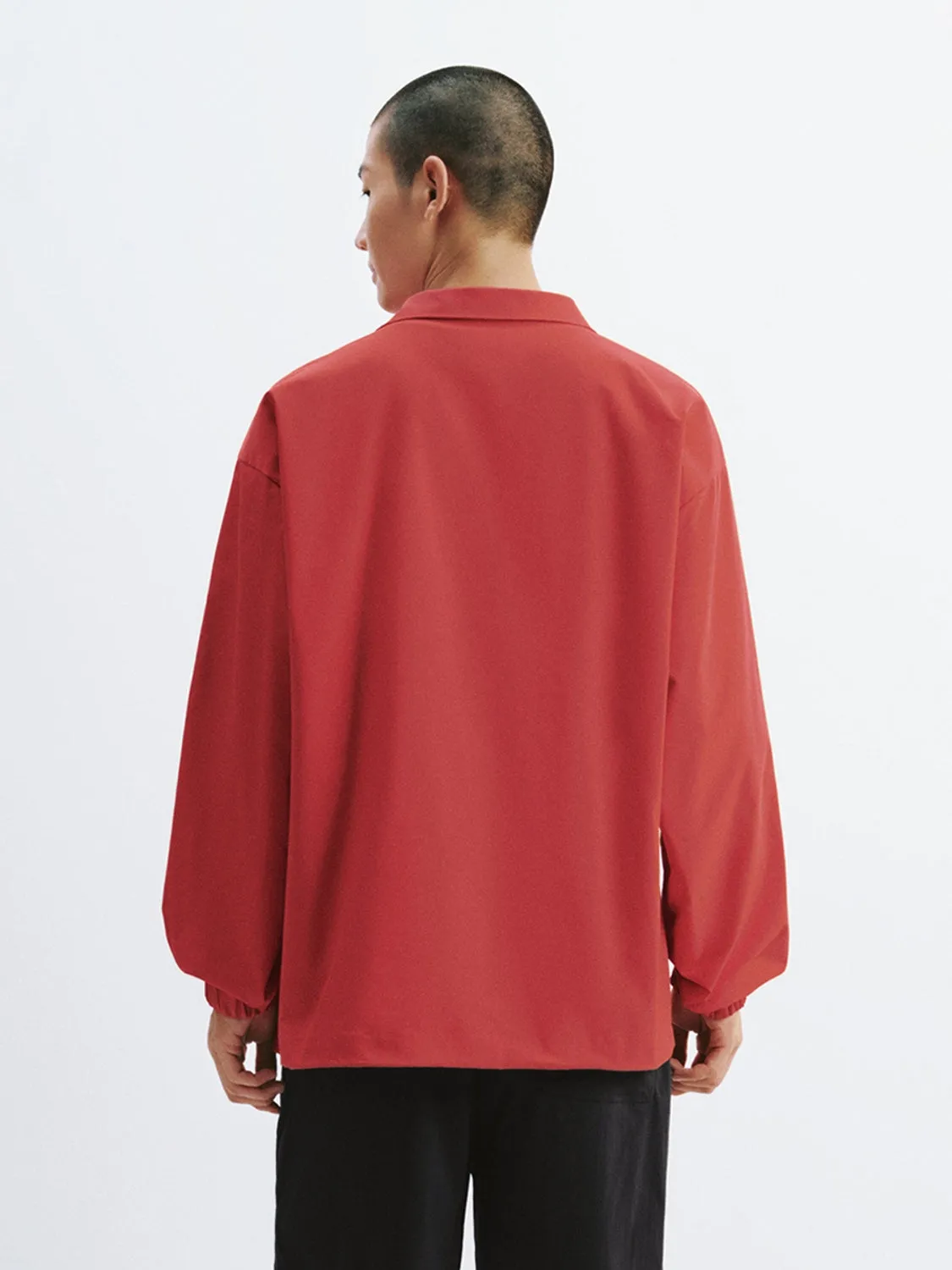 Zip Half Placket Overhead Shirt sold by Urban Revivo product image thumbnail 2