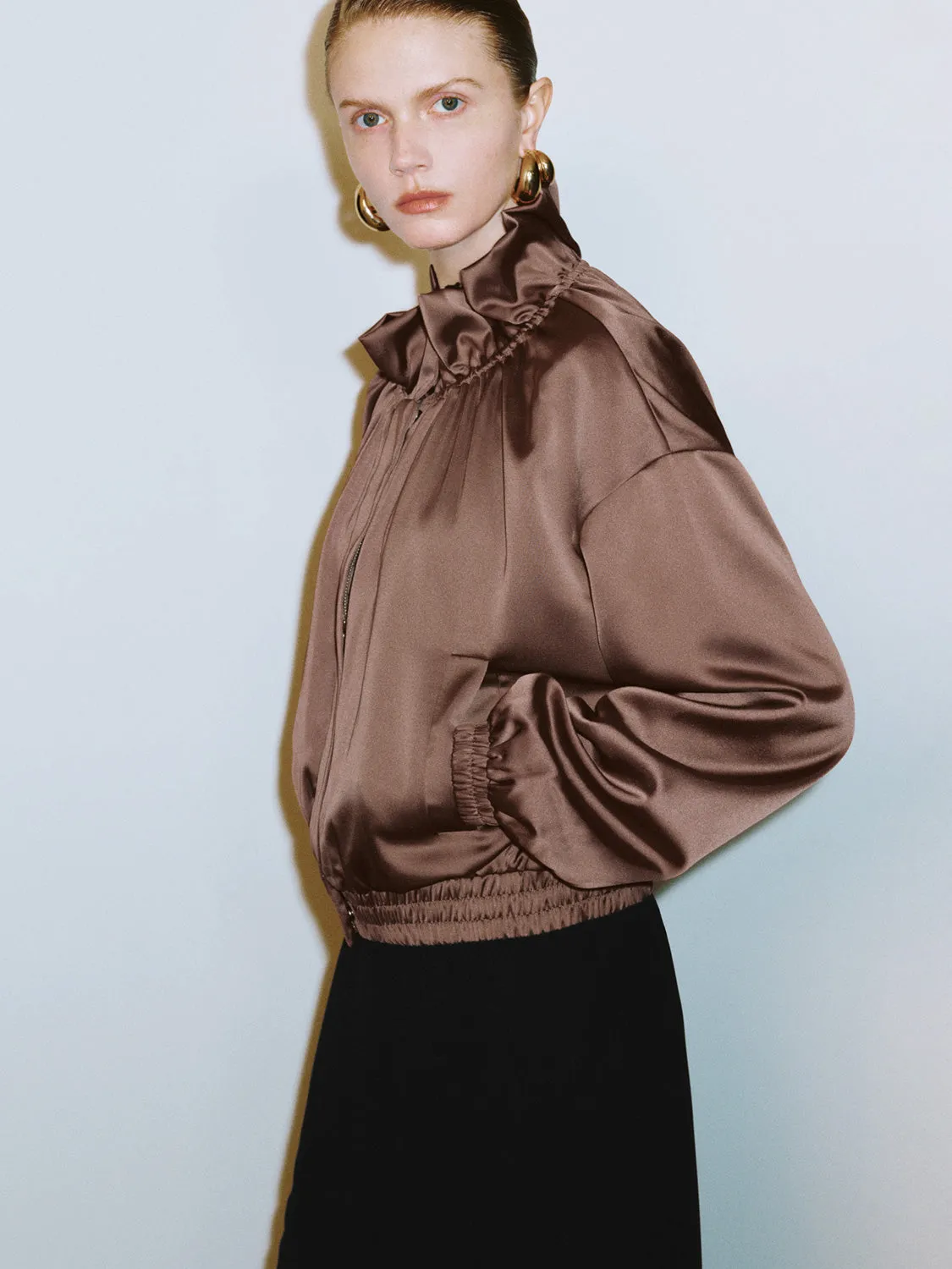 Ruffled Collar Jackets sold by Urban Revivo product image thumbnail 2