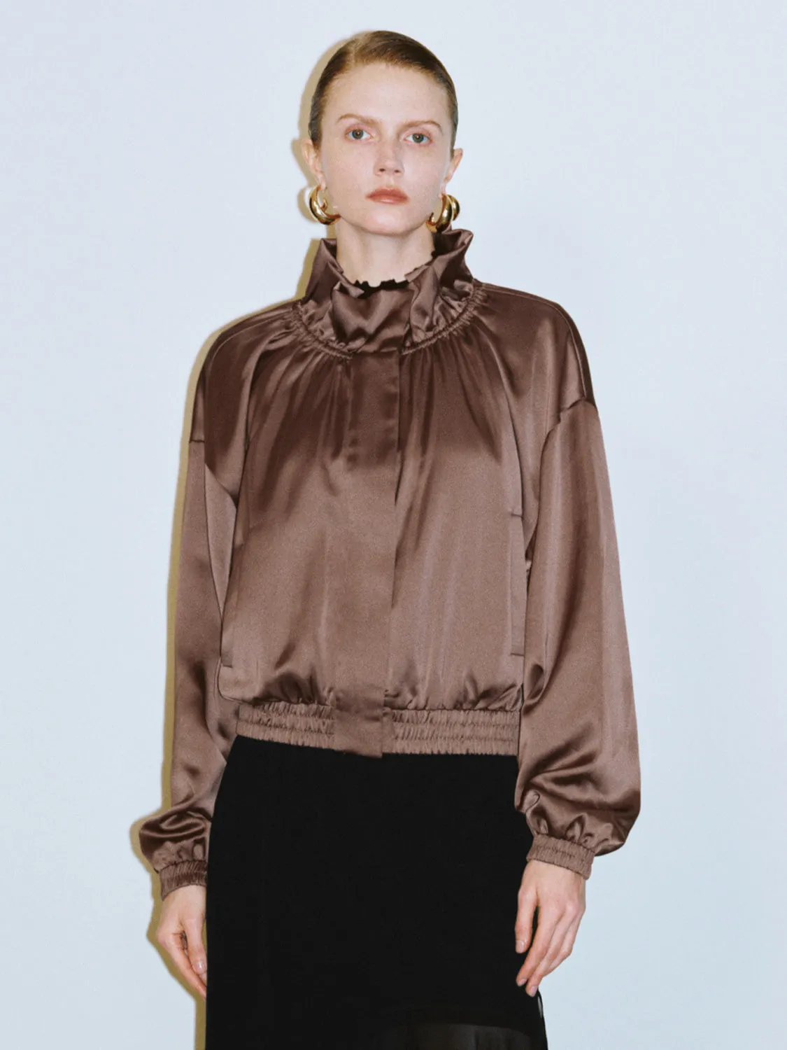 Ruffled Collar Jackets sold by Urban Revivo